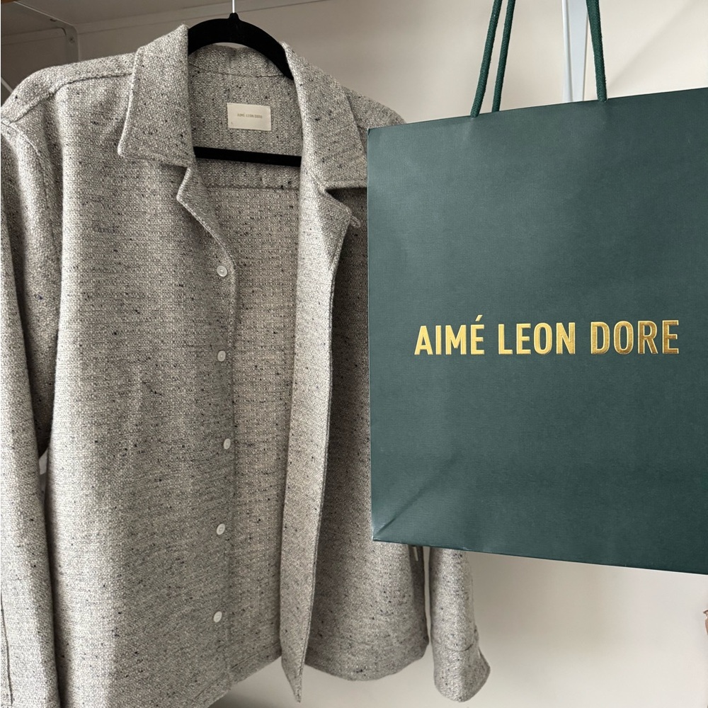 Aime Leon Dore Gray Shacket Jacket